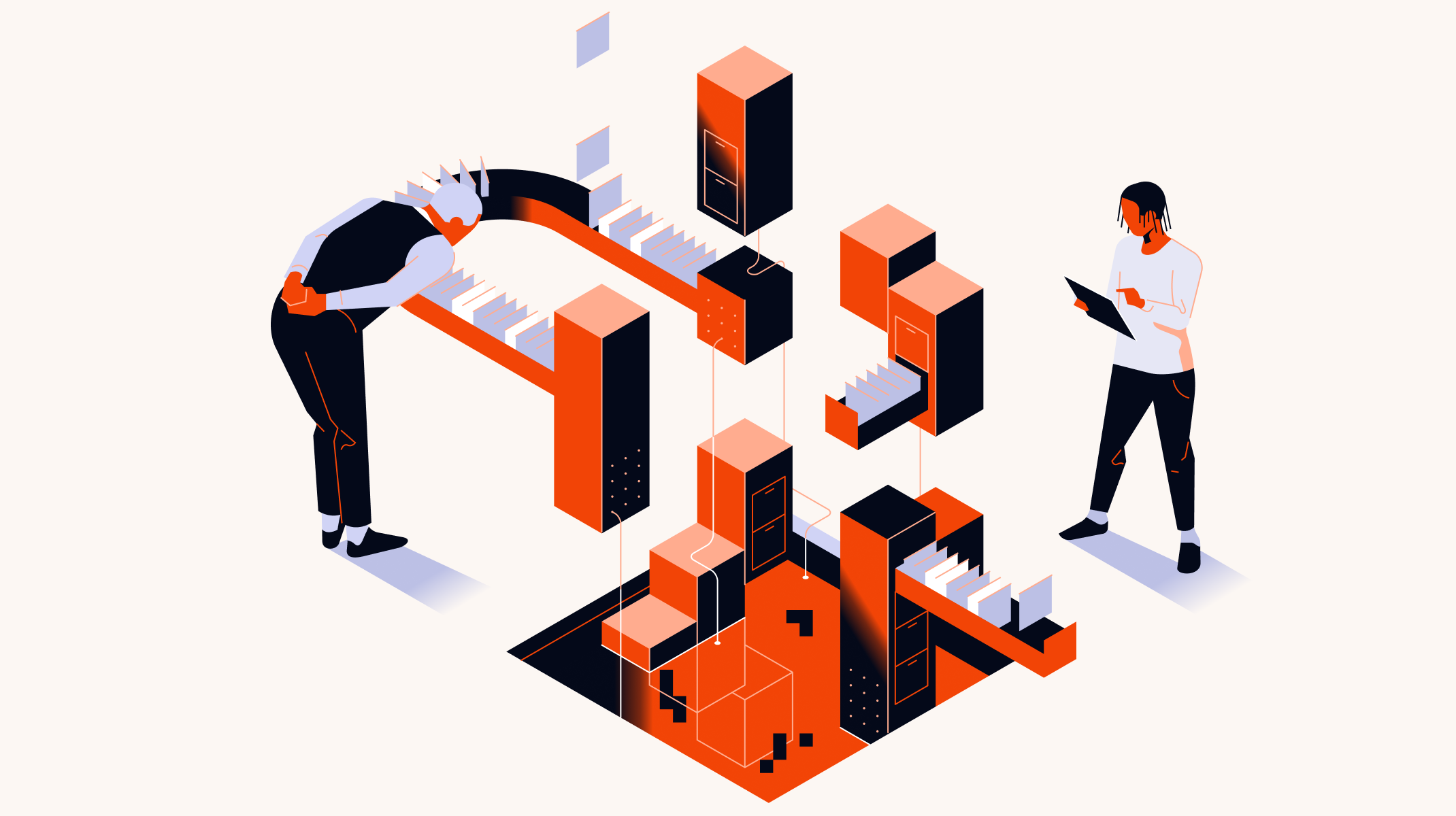 Manufacturing & Engineering smart factory processes and automation representation