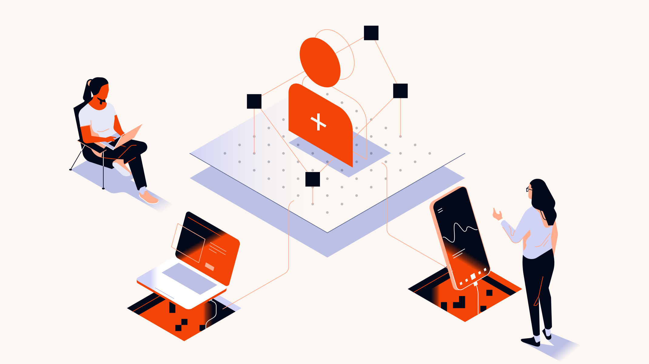 Healthcare & Life Sciences analytics and diagnostic platform representation