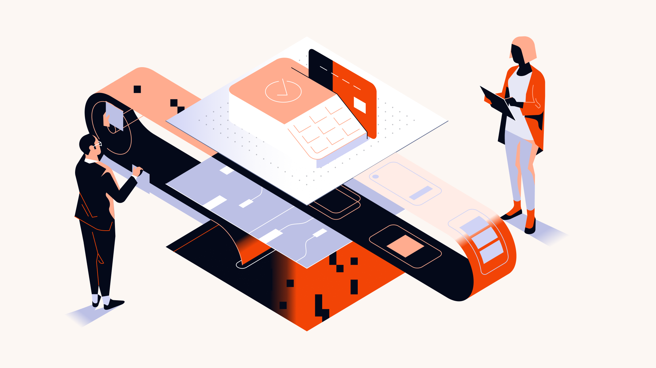 Retail & Consumer Businesses supply chain and customer experience dashboard representation